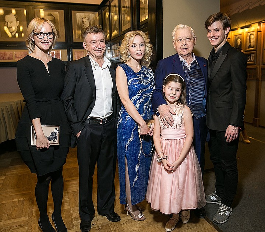 Жена Олега Табакова - фото, дети, биография, личная жизнь